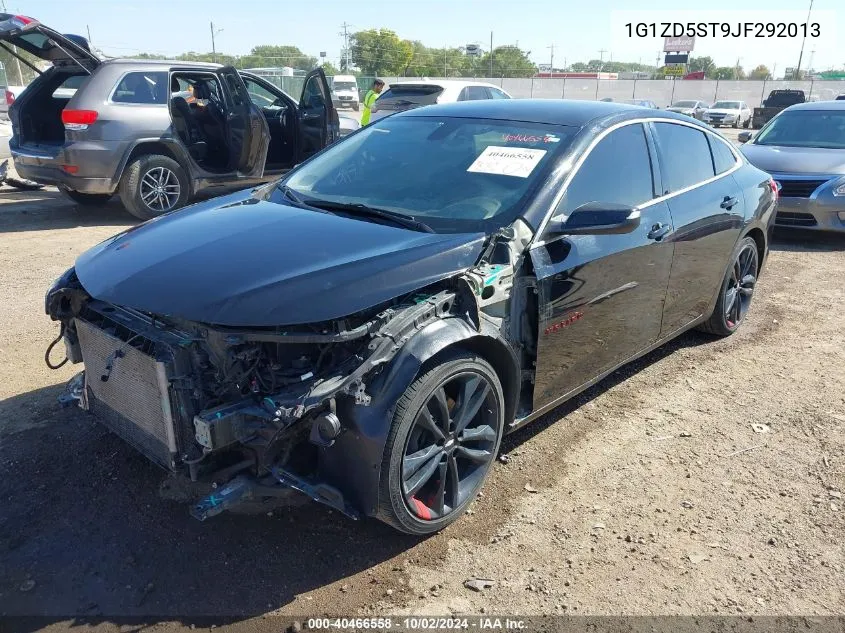 2018 Chevrolet Malibu Lt VIN: 1G1ZD5ST9JF292013 Lot: 40466558