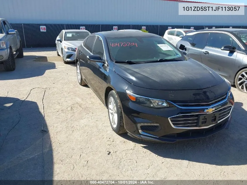 2018 Chevrolet Malibu Lt VIN: 1G1ZD5ST1JF113057 Lot: 40472704