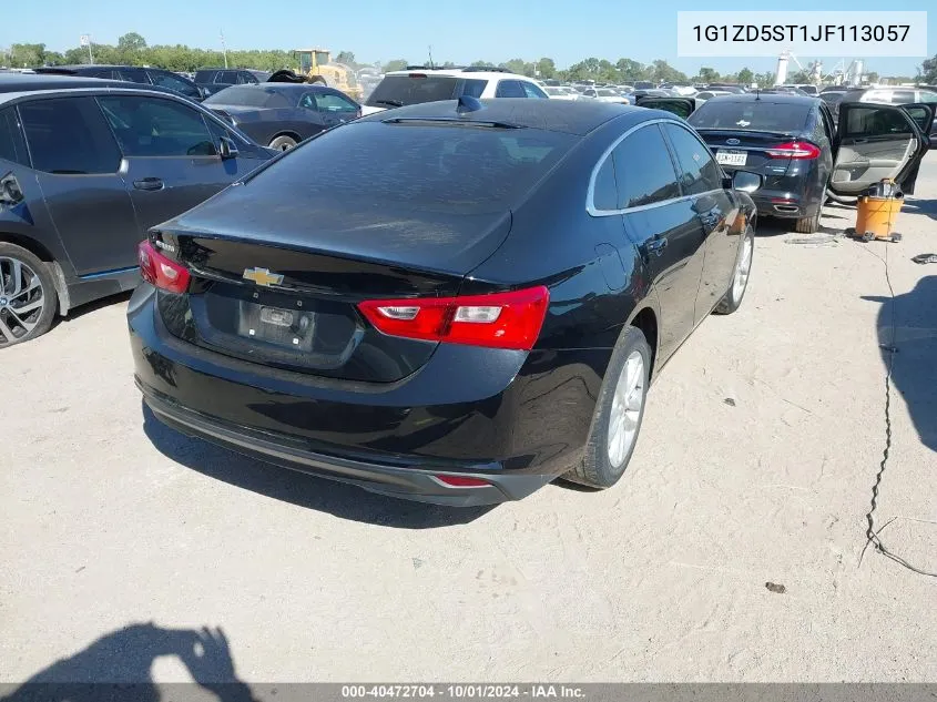 2018 Chevrolet Malibu Lt VIN: 1G1ZD5ST1JF113057 Lot: 40472704