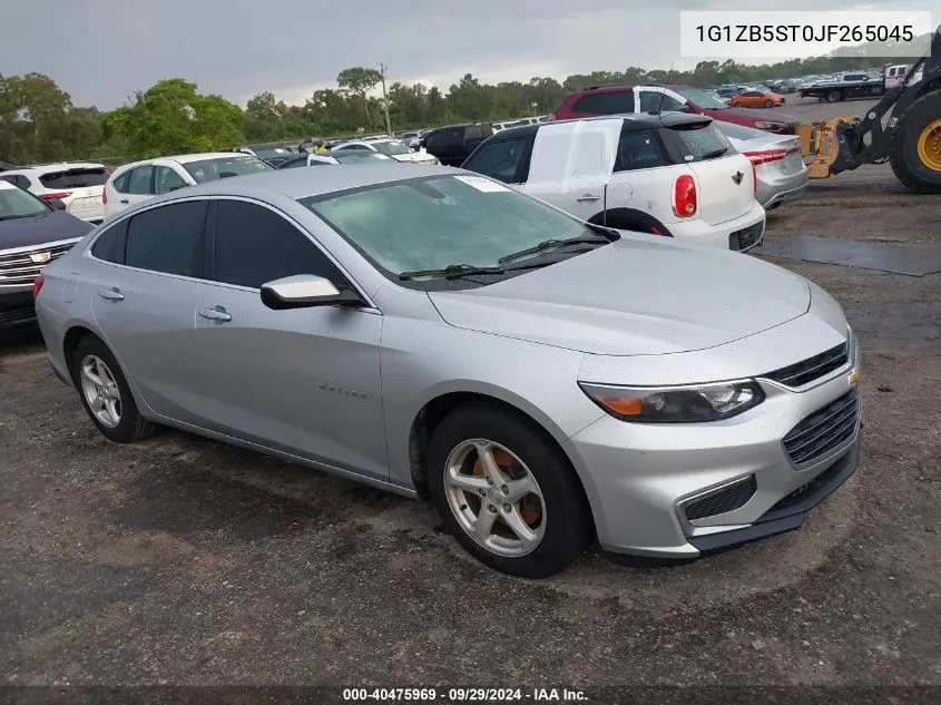 2018 Chevrolet Malibu 1Ls VIN: 1G1ZB5ST0JF265045 Lot: 40475969