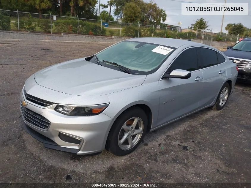 2018 Chevrolet Malibu 1Ls VIN: 1G1ZB5ST0JF265045 Lot: 40475969