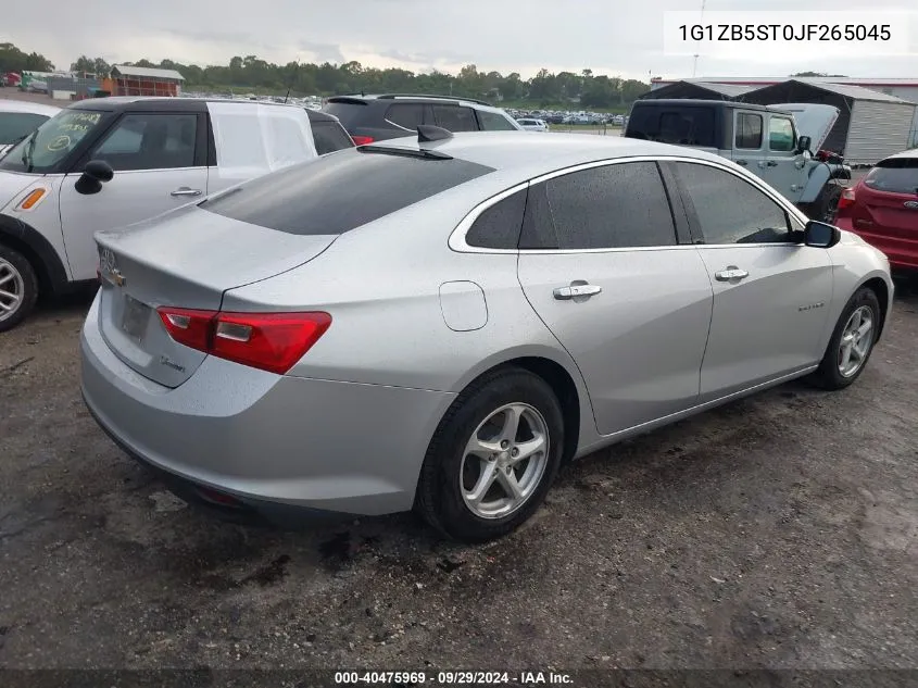 2018 Chevrolet Malibu 1Ls VIN: 1G1ZB5ST0JF265045 Lot: 40475969