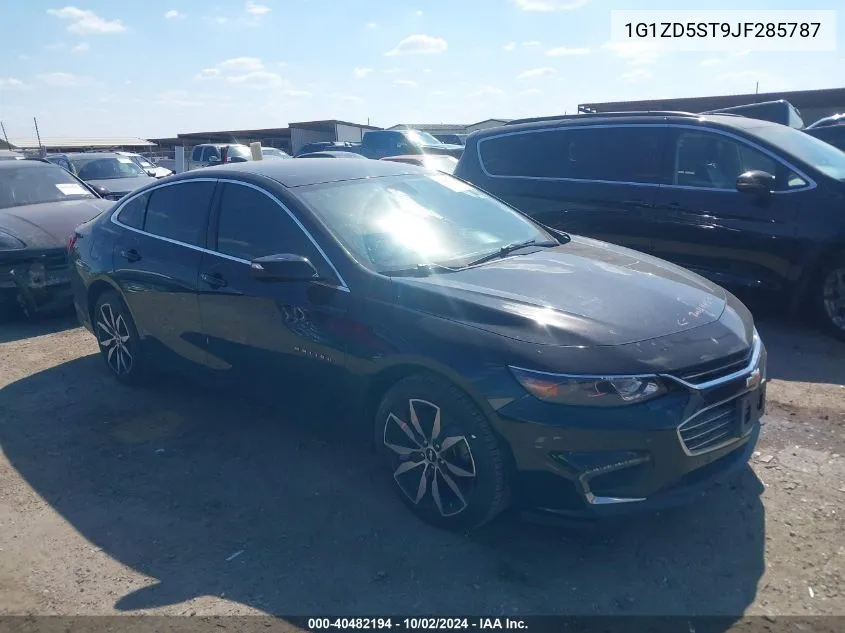 2018 Chevrolet Malibu Lt VIN: 1G1ZD5ST9JF285787 Lot: 40482194