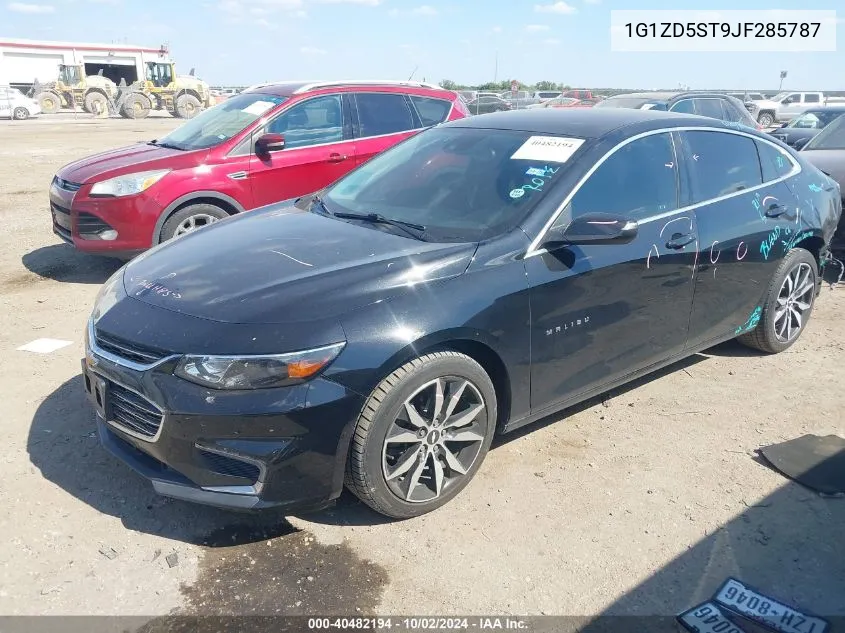 2018 Chevrolet Malibu Lt VIN: 1G1ZD5ST9JF285787 Lot: 40482194