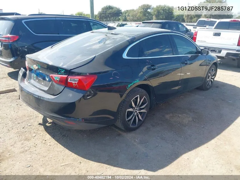 2018 Chevrolet Malibu Lt VIN: 1G1ZD5ST9JF285787 Lot: 40482194