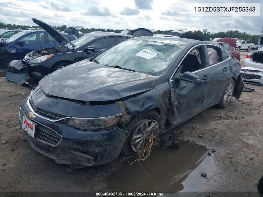 2018 Chevrolet Malibu Lt VIN: 1G1ZD5STXJF255343 Lot: 40482705