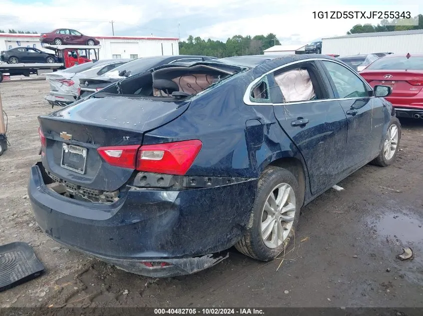 2018 Chevrolet Malibu Lt VIN: 1G1ZD5STXJF255343 Lot: 40482705