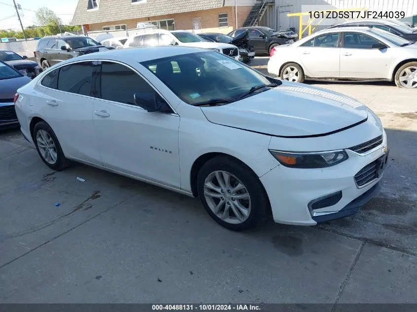 2018 Chevrolet Malibu Lt VIN: 1G1ZD5ST7JF244039 Lot: 40488131