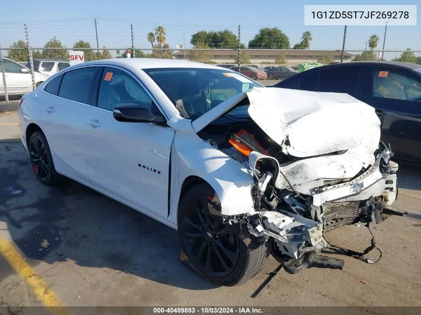 2018 Chevrolet Malibu Lt VIN: 1G1ZD5ST7JF269278 Lot: 40489883