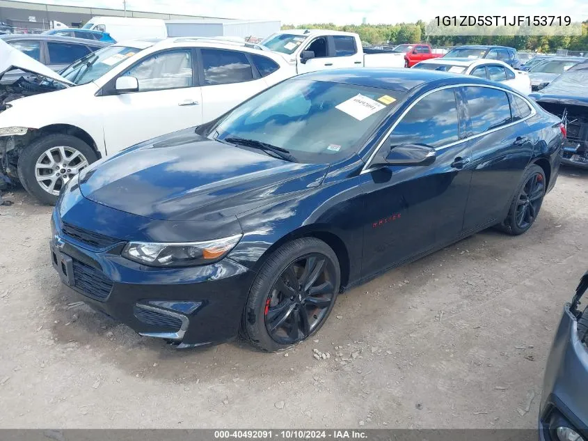 2018 Chevrolet Malibu Lt VIN: 1G1ZD5ST1JF153719 Lot: 40492091