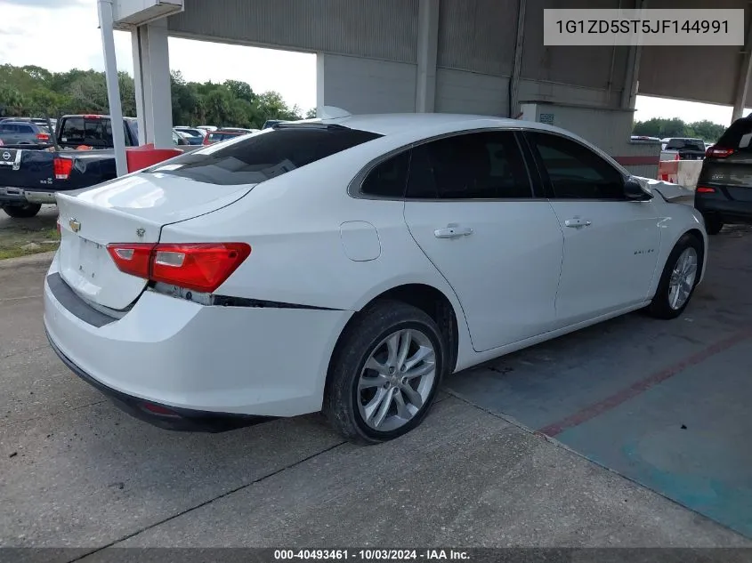 2018 Chevrolet Malibu Lt VIN: 1G1ZD5ST5JF144991 Lot: 40493461