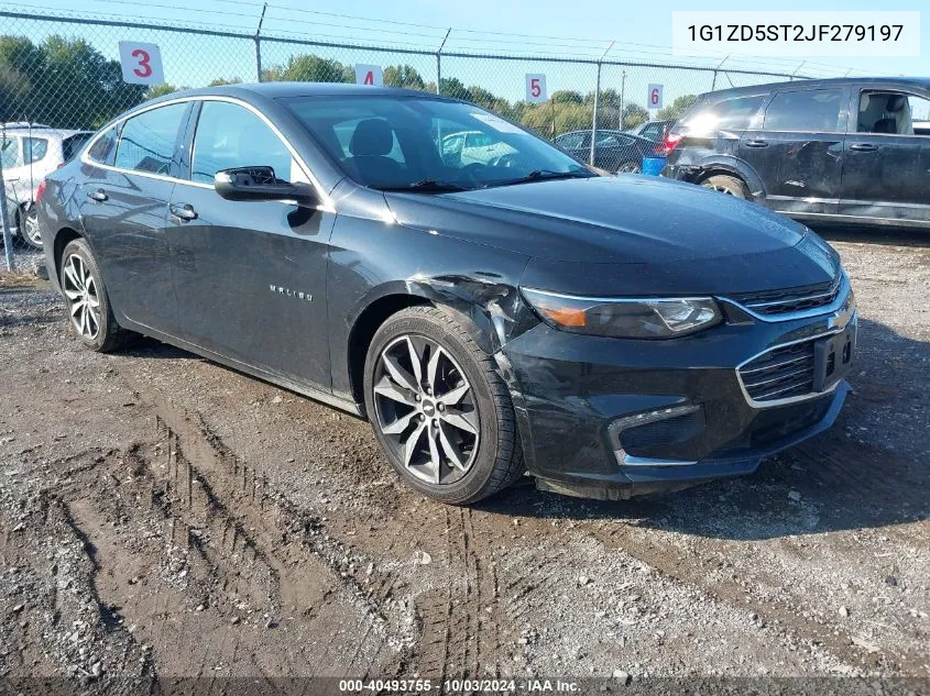 2018 Chevrolet Malibu Lt VIN: 1G1ZD5ST2JF279197 Lot: 40493755