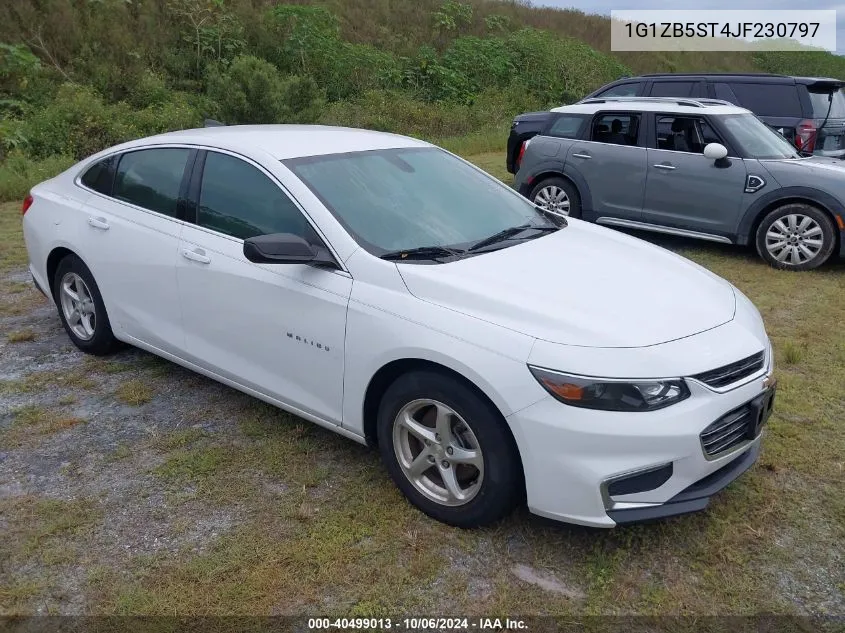 2018 Chevrolet Malibu 1Ls VIN: 1G1ZB5ST4JF230797 Lot: 40499013