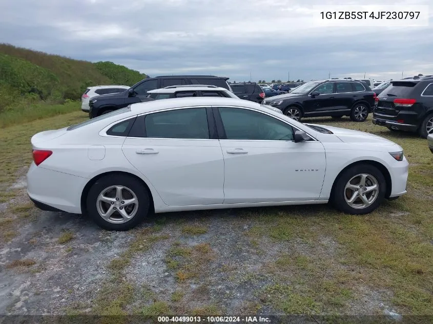 2018 Chevrolet Malibu 1Ls VIN: 1G1ZB5ST4JF230797 Lot: 40499013