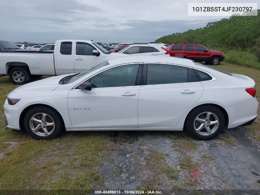 2018 Chevrolet Malibu 1Ls VIN: 1G1ZB5ST4JF230797 Lot: 40499013