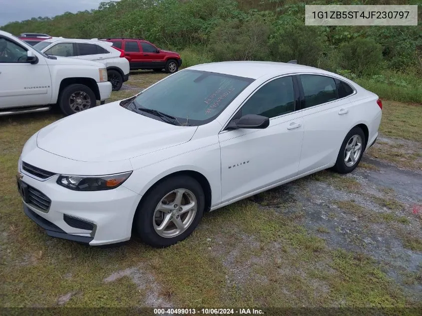 2018 Chevrolet Malibu 1Ls VIN: 1G1ZB5ST4JF230797 Lot: 40499013