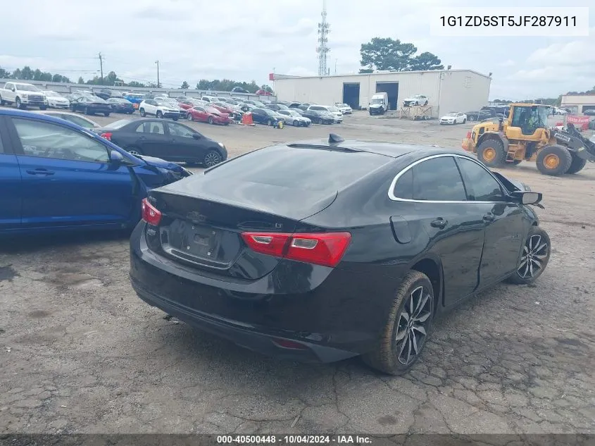 1G1ZD5ST5JF287911 2018 Chevrolet Malibu Lt