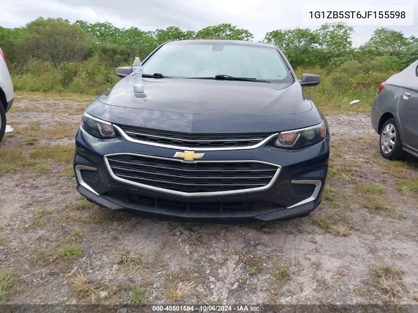 2018 Chevrolet Malibu 1Ls VIN: 1G1ZB5ST6JF155598 Lot: 40501584