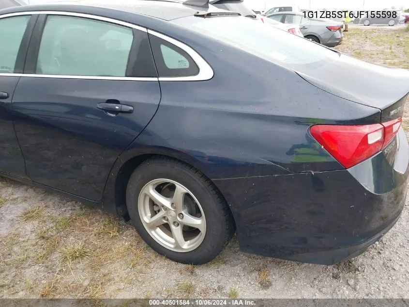 2018 Chevrolet Malibu 1Ls VIN: 1G1ZB5ST6JF155598 Lot: 40501584