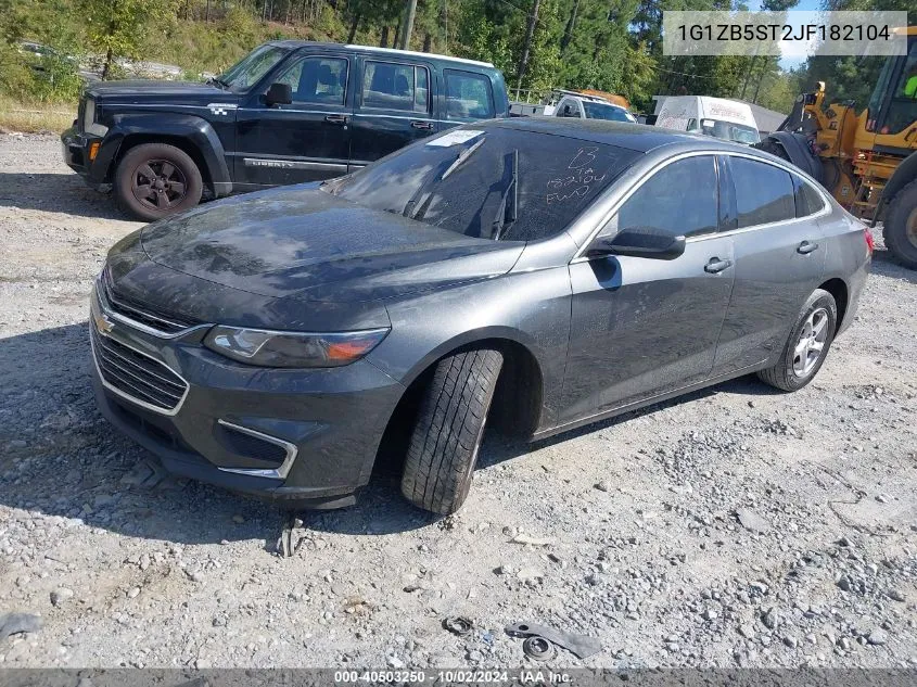 2018 Chevrolet Malibu 1Ls VIN: 1G1ZB5ST2JF182104 Lot: 40503250