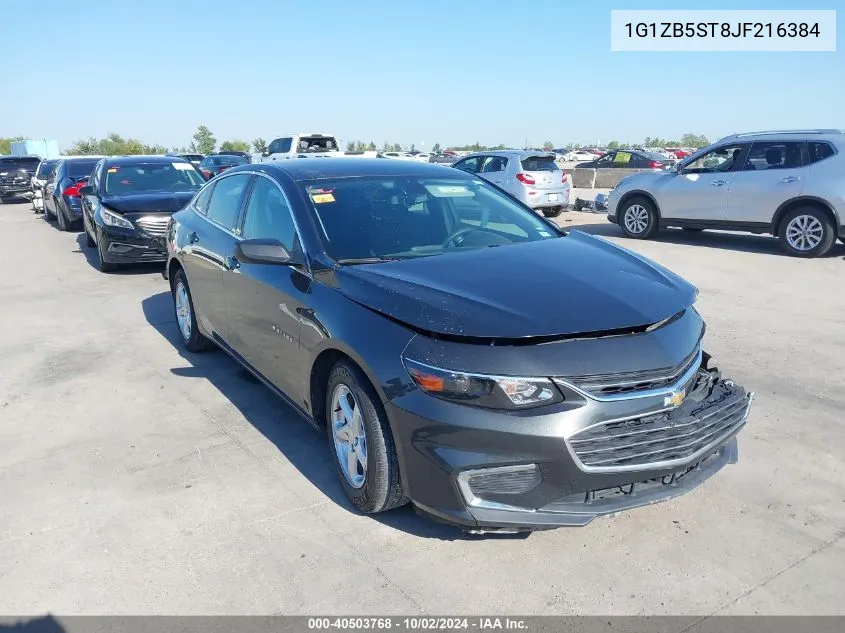 2018 Chevrolet Malibu 1Ls VIN: 1G1ZB5ST8JF216384 Lot: 40503768