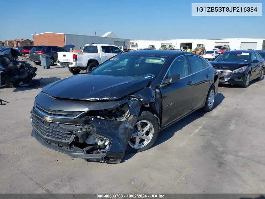 2018 Chevrolet Malibu 1Ls VIN: 1G1ZB5ST8JF216384 Lot: 40503768