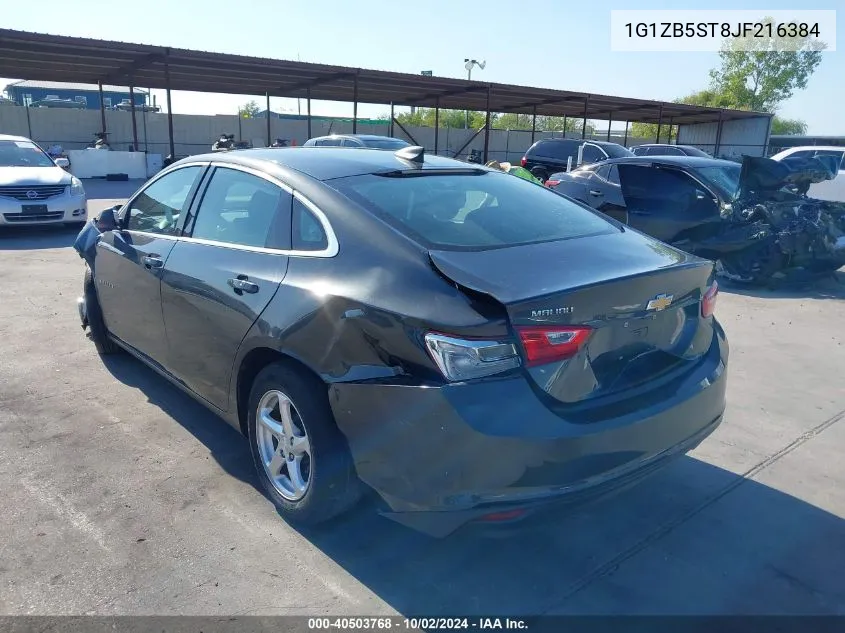 2018 Chevrolet Malibu 1Ls VIN: 1G1ZB5ST8JF216384 Lot: 40503768