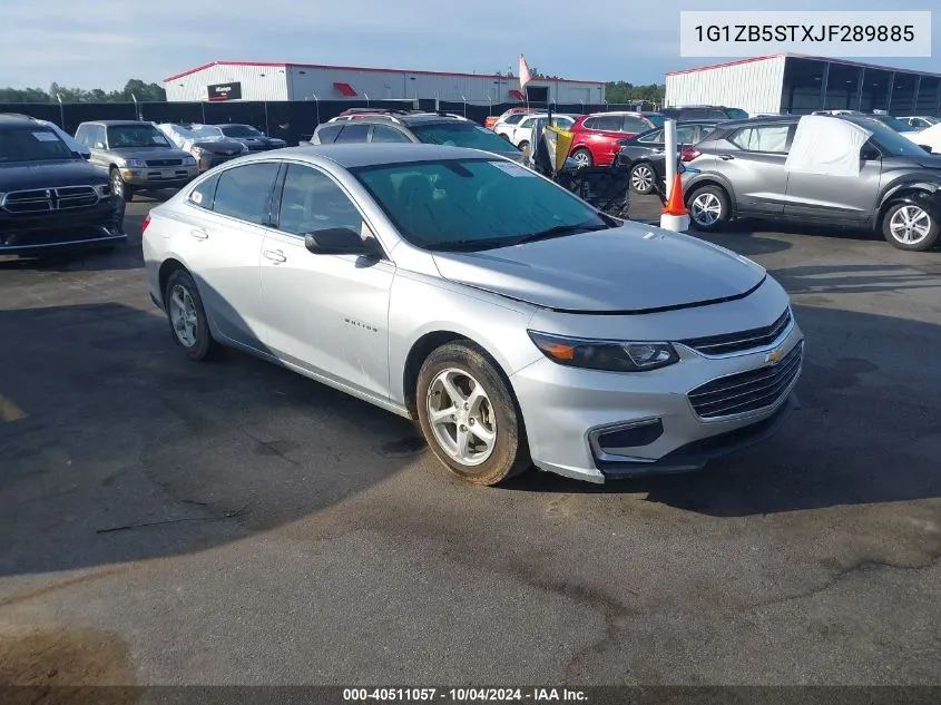 2018 Chevrolet Malibu 1Ls VIN: 1G1ZB5STXJF289885 Lot: 40511057