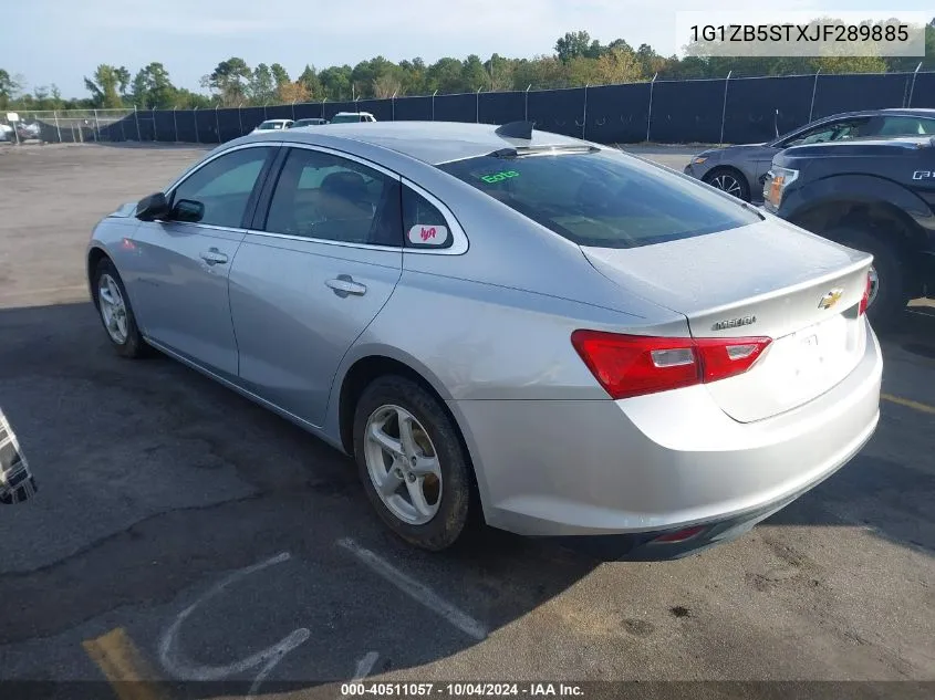 2018 Chevrolet Malibu 1Ls VIN: 1G1ZB5STXJF289885 Lot: 40511057