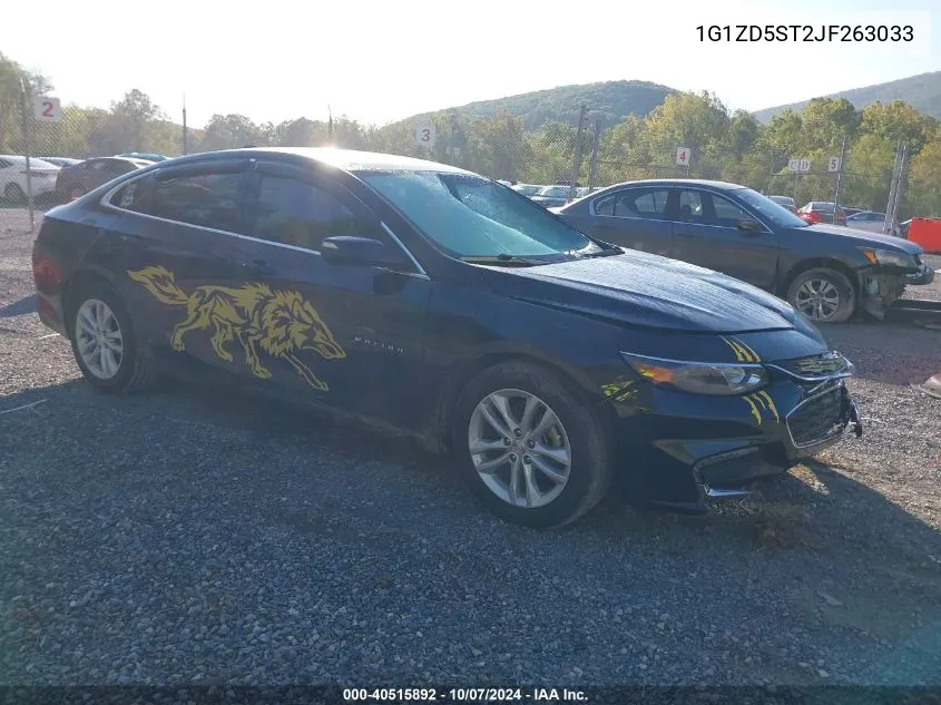 1G1ZD5ST2JF263033 2018 Chevrolet Malibu Lt