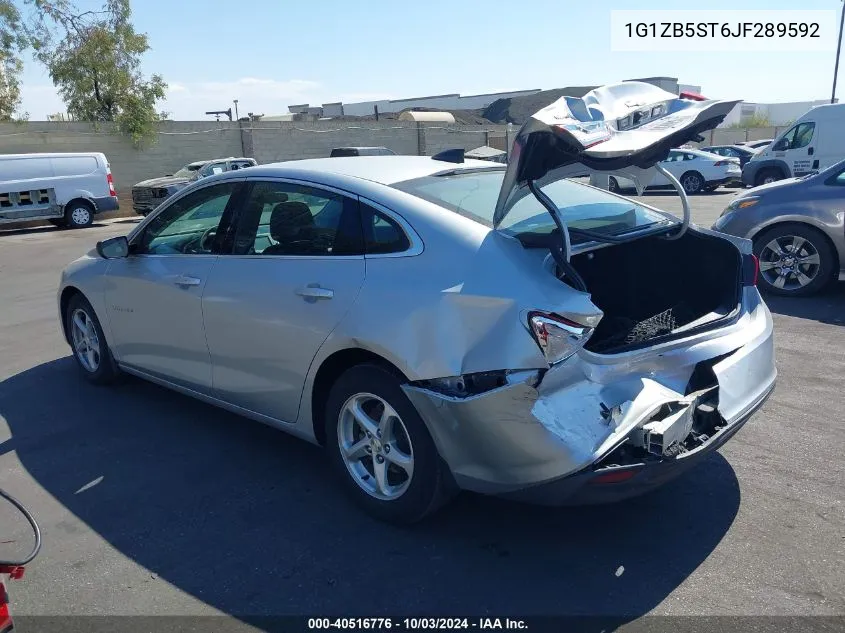 2018 Chevrolet Malibu 1Ls VIN: 1G1ZB5ST6JF289592 Lot: 40516776