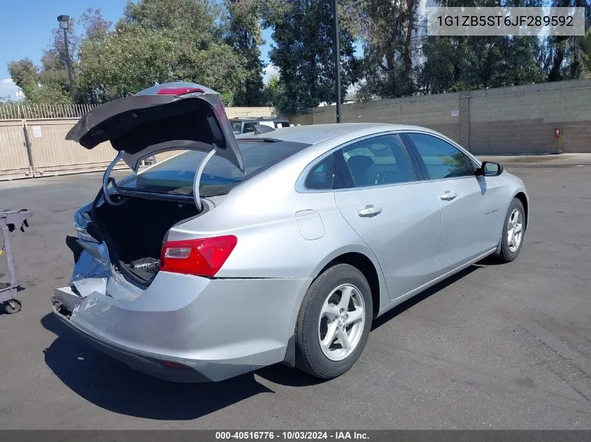 2018 Chevrolet Malibu 1Ls VIN: 1G1ZB5ST6JF289592 Lot: 40516776