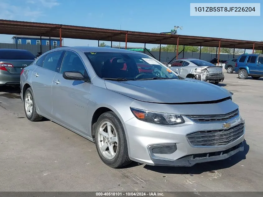 2018 Chevrolet Malibu 1Ls VIN: 1G1ZB5ST8JF226204 Lot: 40518101