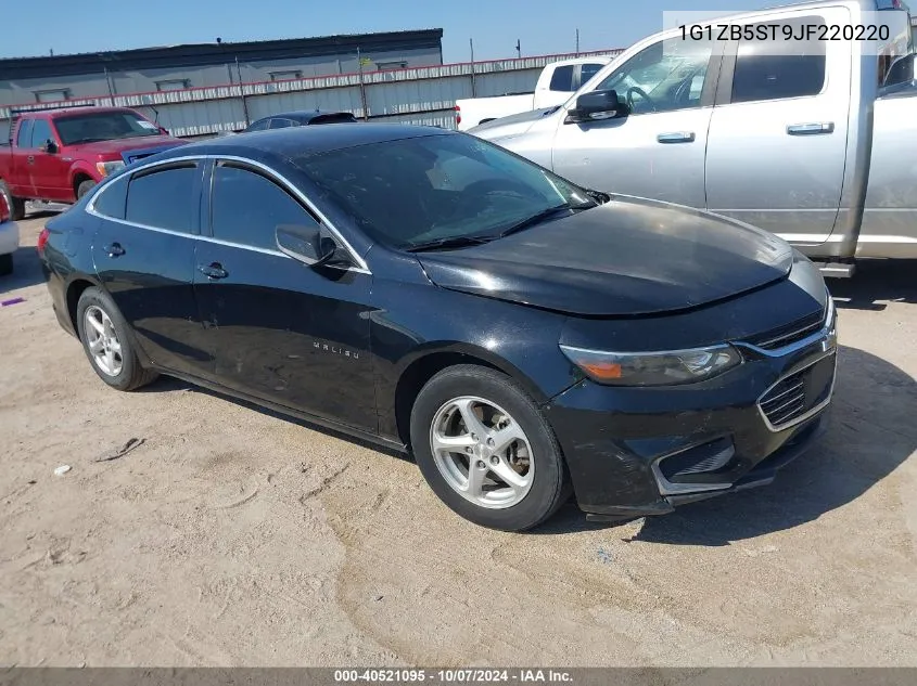 2018 Chevrolet Malibu 1Ls VIN: 1G1ZB5ST9JF220220 Lot: 40521095