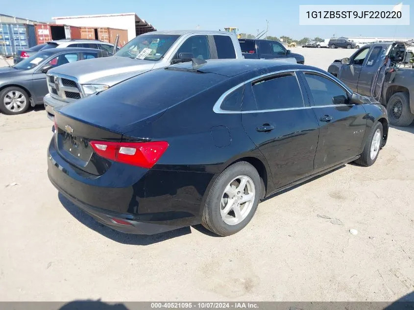 2018 Chevrolet Malibu 1Ls VIN: 1G1ZB5ST9JF220220 Lot: 40521095