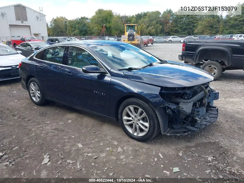 2018 Chevrolet Malibu Lt VIN: 1G1ZD5ST2JF153079 Lot: 40522444