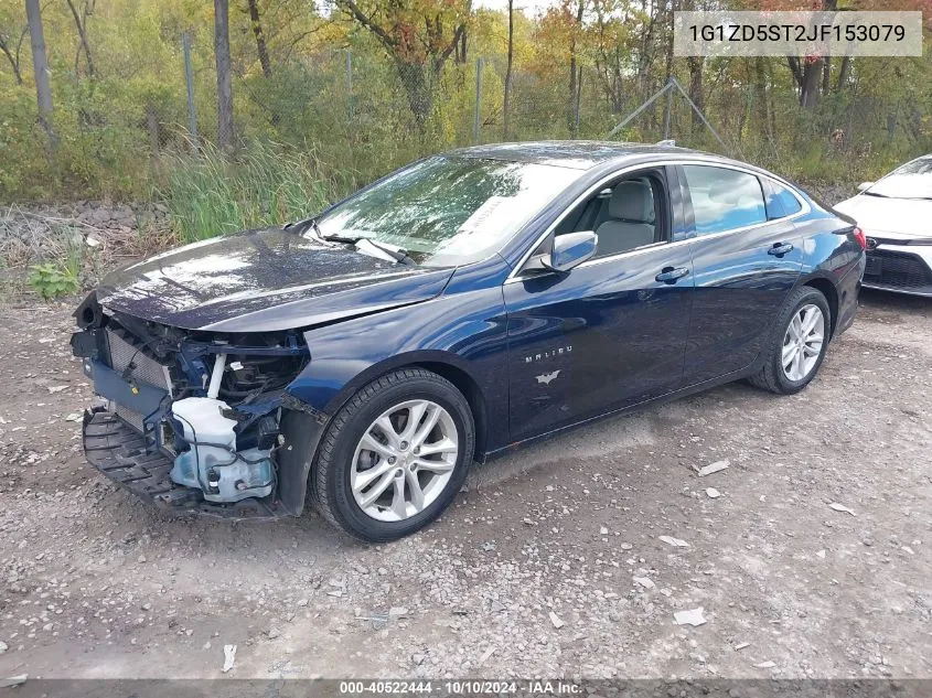 2018 Chevrolet Malibu Lt VIN: 1G1ZD5ST2JF153079 Lot: 40522444