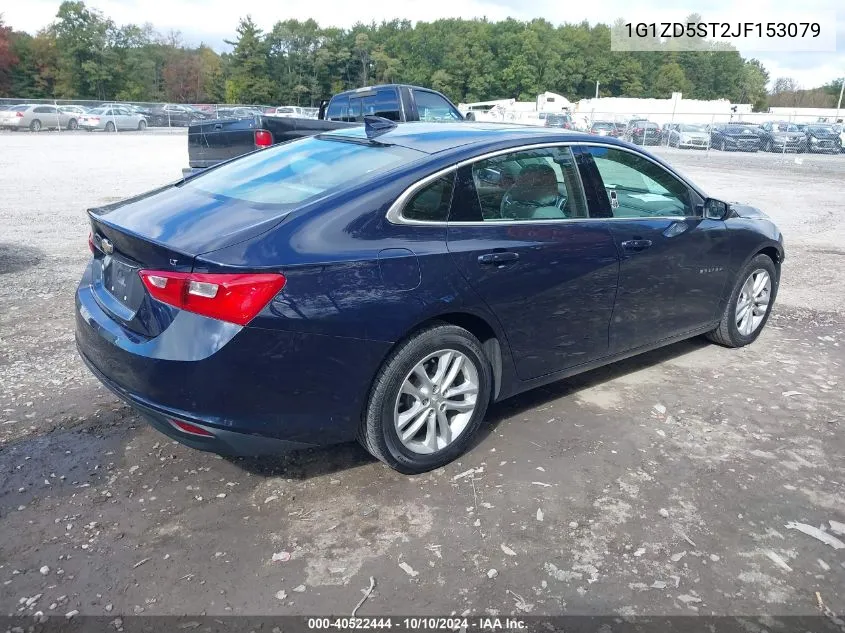 2018 Chevrolet Malibu Lt VIN: 1G1ZD5ST2JF153079 Lot: 40522444