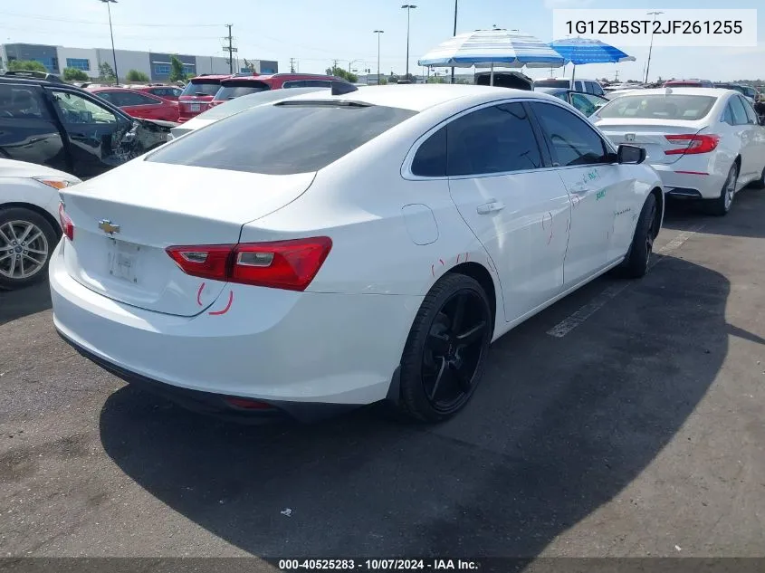 2018 Chevrolet Malibu 1Ls VIN: 1G1ZB5ST2JF261255 Lot: 40525283