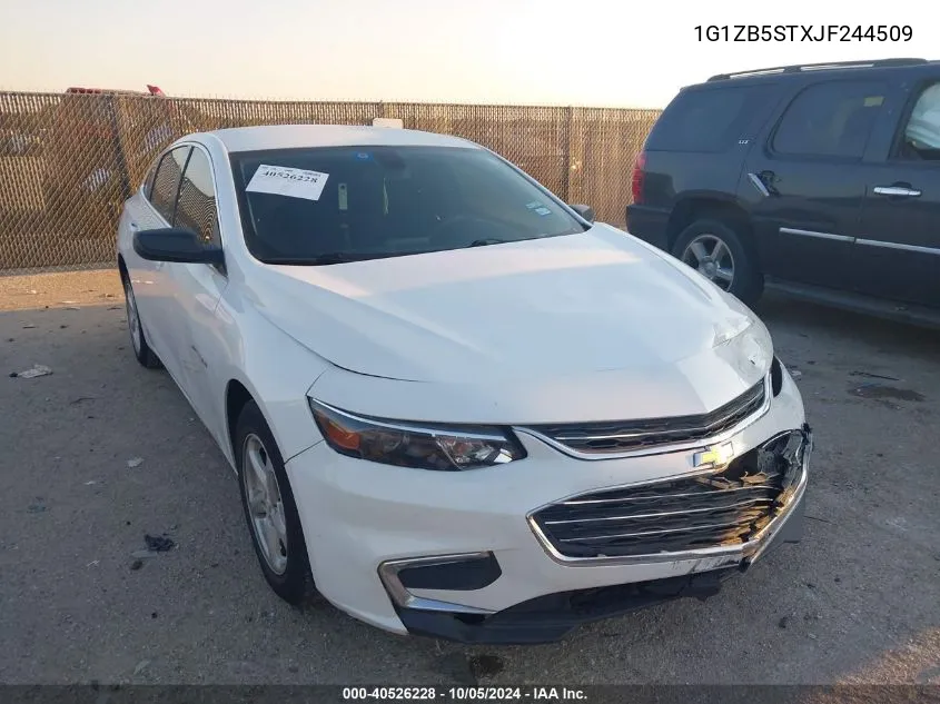 2018 Chevrolet Malibu Ls VIN: 1G1ZB5STXJF244509 Lot: 40526228