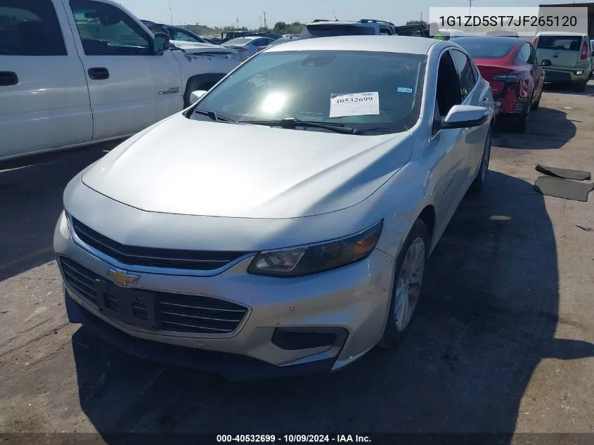 1G1ZD5ST7JF265120 2018 Chevrolet Malibu Lt