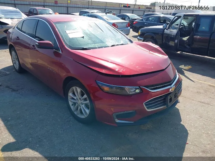 2018 Chevrolet Malibu Lt VIN: 1G1ZD5ST7JF265666 Lot: 40533283