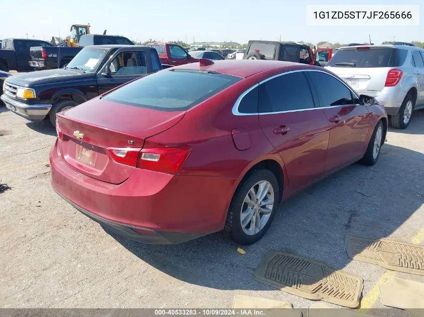 2018 Chevrolet Malibu Lt VIN: 1G1ZD5ST7JF265666 Lot: 40533283