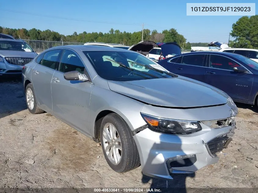 2018 Chevrolet Malibu Lt VIN: 1G1ZD5ST9JF129023 Lot: 40533641