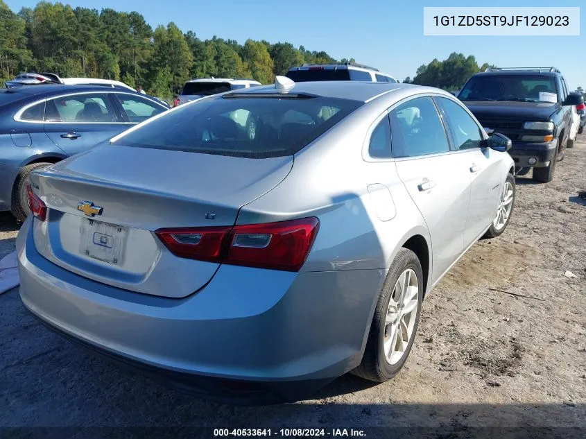 2018 Chevrolet Malibu Lt VIN: 1G1ZD5ST9JF129023 Lot: 40533641