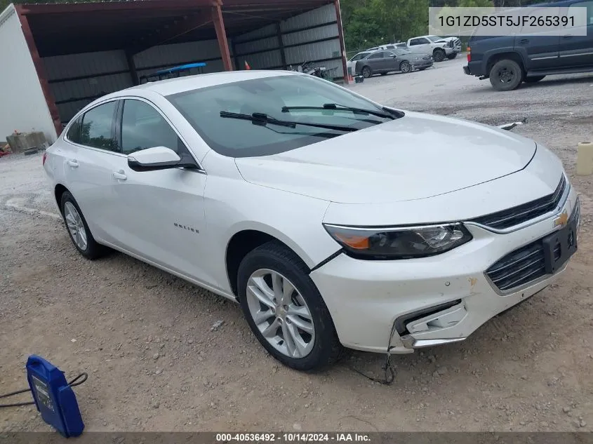 2018 Chevrolet Malibu Lt VIN: 1G1ZD5ST5JF265391 Lot: 40536492