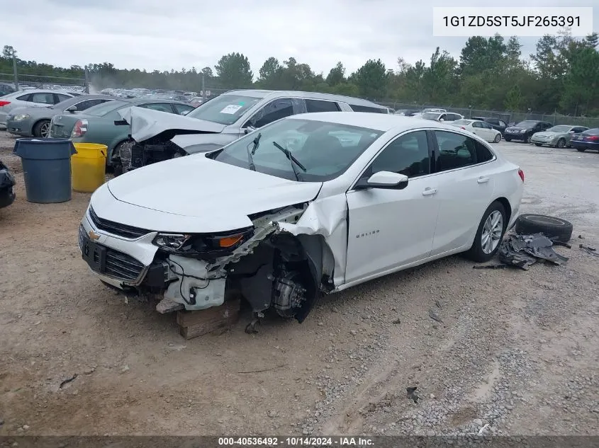 2018 Chevrolet Malibu Lt VIN: 1G1ZD5ST5JF265391 Lot: 40536492