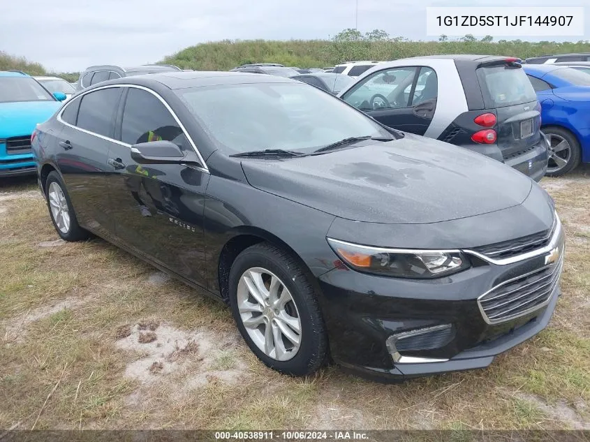 2018 Chevrolet Malibu Lt VIN: 1G1ZD5ST1JF144907 Lot: 40538911