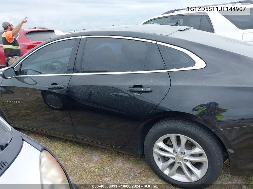 2018 Chevrolet Malibu Lt VIN: 1G1ZD5ST1JF144907 Lot: 40538911