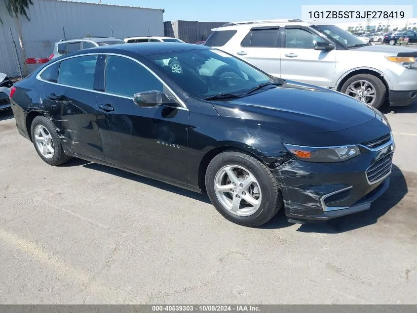 2018 Chevrolet Malibu Ls VIN: 1G1ZB5ST3JF278419 Lot: 40539303